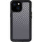 Silver Carbon Fiber Specialty Texture Material iPhone 15 Waterproof Case